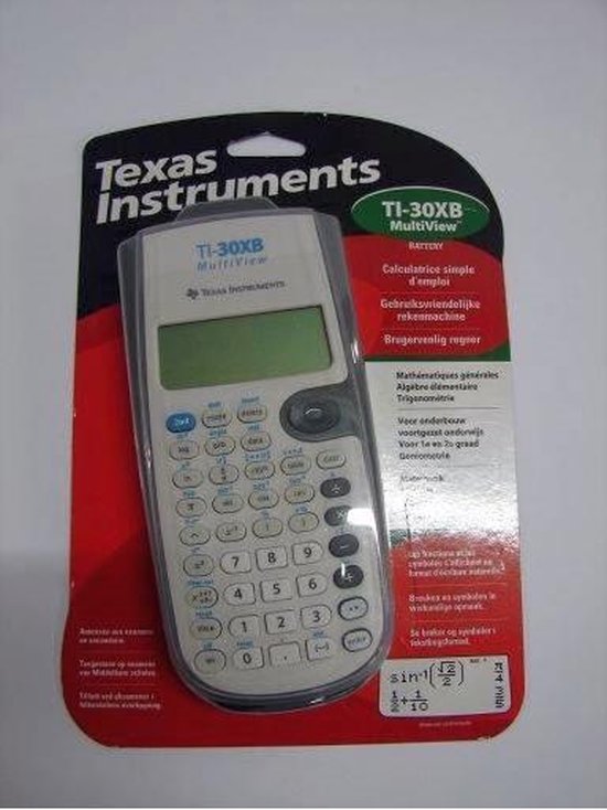 Texas Instruments TI-30XB Multiview - Wetenschappelijke rekenmachine - Texas Instruments