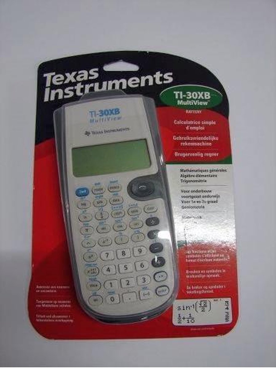 Blind idee schoorsteen Texas Instruments TI-30XB Multiview - Wetenschappelijke rekenmachine |  bol.com