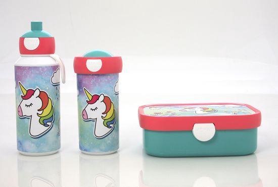 drinking bottle pop-up campus 400 ml / 14 oz - unicorn