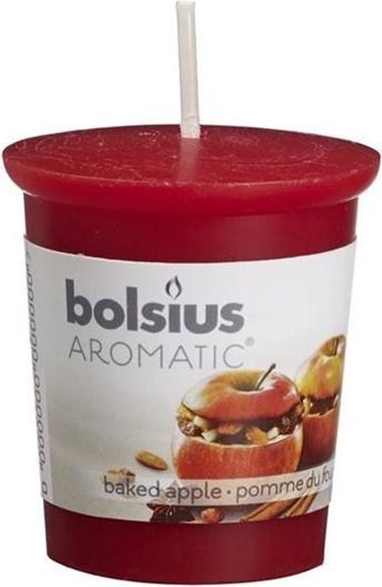 uitvinding lawaai pellet Bolsius geurkaars 53/45 baked apple | bol.com