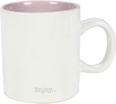 Gusta Mokje 200ml Wit/Roze Enjoy
