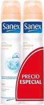 Sanex Dermo Sensitive Deodorant Spray 2x200ml