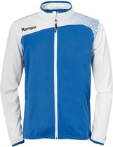 Kempa Emotion Classic Jacket Azuur Blauw-Wit Maat 3XL