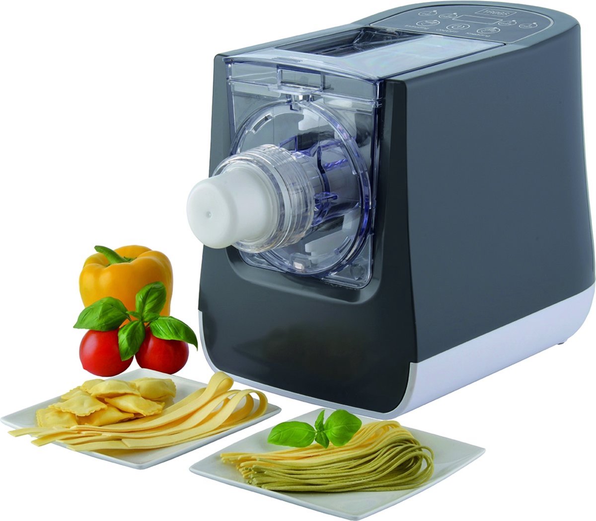 Trebs 99333 - pastamachine incl. pastavormen en - Grijs | bol.com