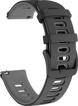 SmartphoneClip® Sportbandje zwart/grijs geschikt voor Samsung Galaxy Watch Active (2)