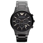 Emporio Armani - Heren Horloge AR2453 - Zwart