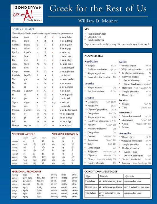 Greek for the Rest of Us Laminated Sheet - cover