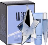 Thierry Mugler Angel geschenkset - 50 ml eau de parfum + 7 ml tasspray + 50 ml bodycreme