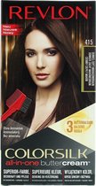 Revlon Luxurious Colorsilk Buttercream Hair Color 126.8ml - 415 Dark Soft Mahogany Brown
