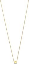 Isabel Bernard Le Carré Dames Ketting Goud - Goudkleurig (Letter V)