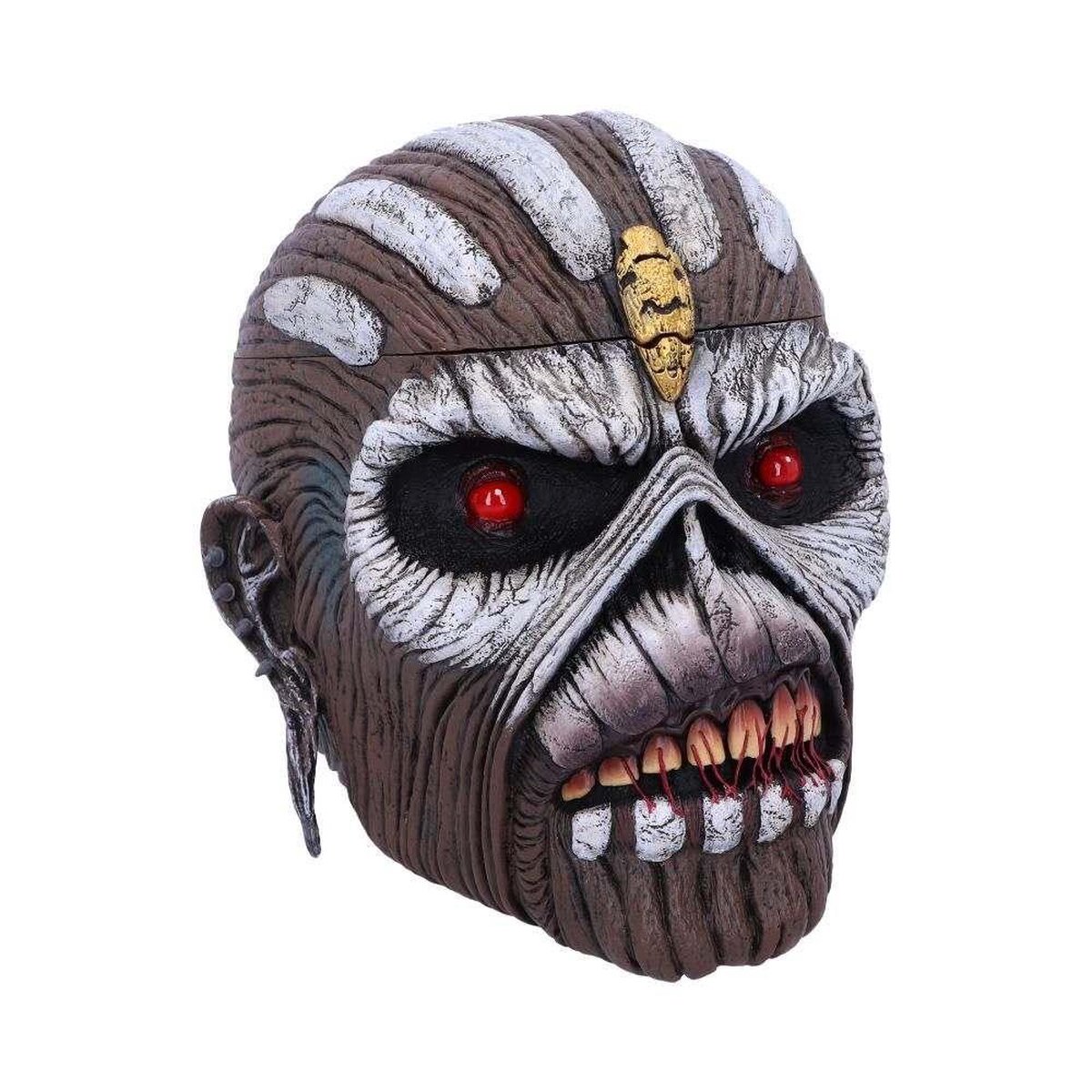 Nemesis Now Iron Maiden Decoratieve opbergdoos The Book of Souls Head Multicolours