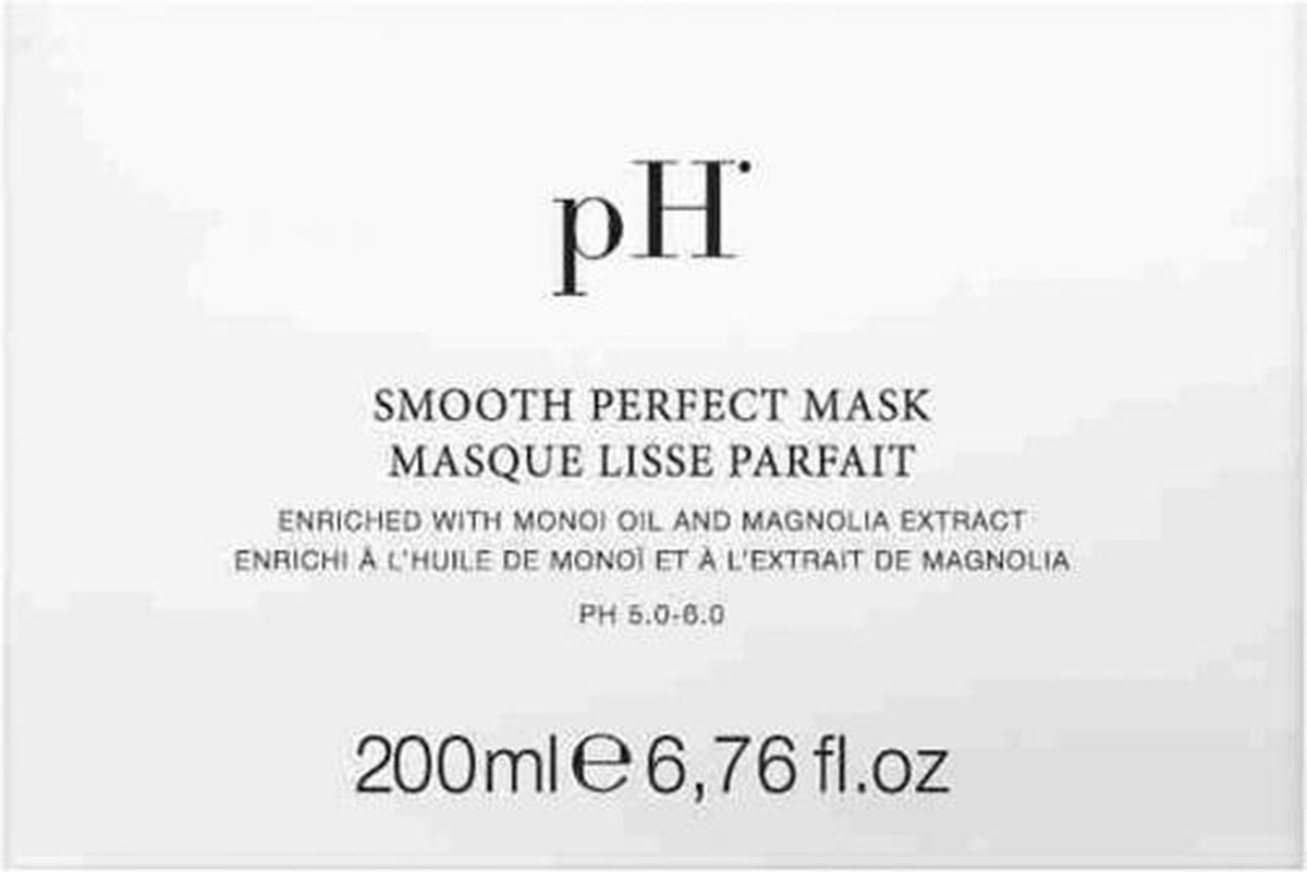 pH Laboratories Smooth Perfect Mask Masker Weerbarstig Haar