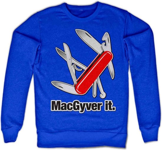 MacGyver Sweater/trui -M- MacGyver It Blauw