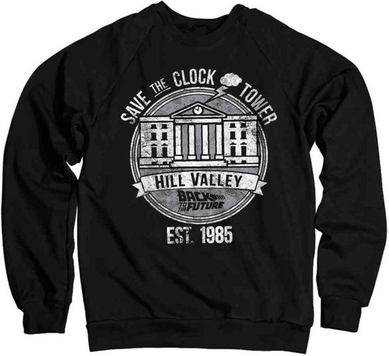 Back To The Future - Save The Clock Tower Sweater/trui - S - Zwart