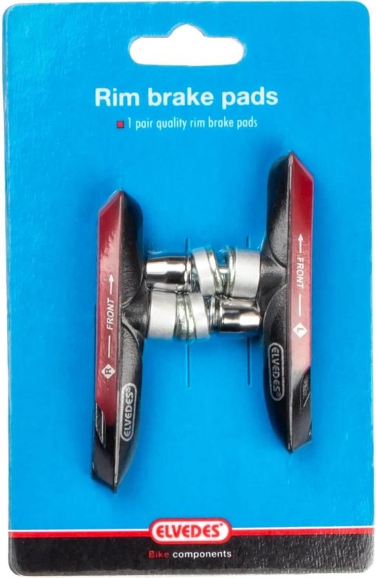 Elvedes Jeu de plaquettes de frein V-brake + Holder 6815 la paire