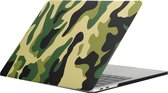 Macbook pro 13 inch retina 'touchbar' case van By Qubix - Camo groen - Alleen geschikt voor Macbook Pro 13 inch met touchbar (model nummer: A1706 / A1708) - Eenvoudig te bevestigen