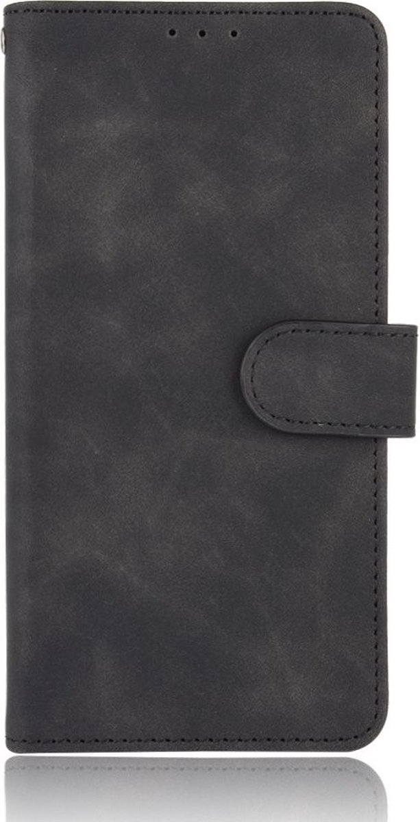 Mobigear Telefoonhoesje geschikt voor Motorola Edge Plus Hoesje | Mobigear Retro Bookcase Portemonnee | Pasjeshouder voor 2 Pasjes | Telefoonhoesje voor Pinpas / OV Kaart / Rijbewijs - Zwart