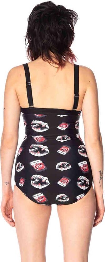 Maillot de bain Banned - S- GLAMPIRE Zwart