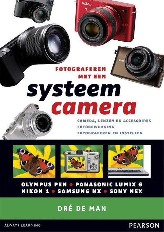 Cover van het boek 'Fotograferen met een systeemcamera' van D. de Man