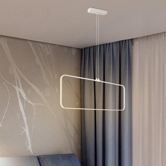 Home sweet home suspension LED Quad ↔ 90 cm - blanc