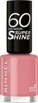 Rimmel 60 Seconds Super Shine Nagellak - 235 Preppy In Pink