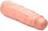 Bundle - Size Matters - Flesh Penis Enhancer Penissleeve met glijmiddel