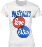 Buzzcocks Dames Tshirt -XXL- Love Bites Wit
