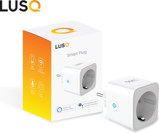 Lusq Slimme Stekker Tijdschakelaar Energiemeter Via Smartphone App Smart Plug Bol Com 