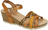 Yokono -Dames -  cognac/caramel - sandalen - maat 37