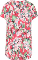 Cassis - Female - T-shirt met bloemenprint  - Fushia