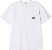 Obey Point Organic Pocket Tee heren shirt wit