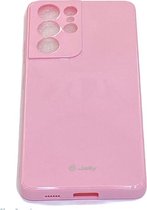 Samsung Galaxy S21/S30 Plus Roze  achterkant hoesje