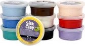 Silk Clay®, kleuren assorti, Basic 1, 10x40gr