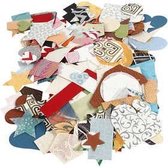 Vormen van handgemaakt papier, afm 25-130 mm,  110 g/m2, , 100gr