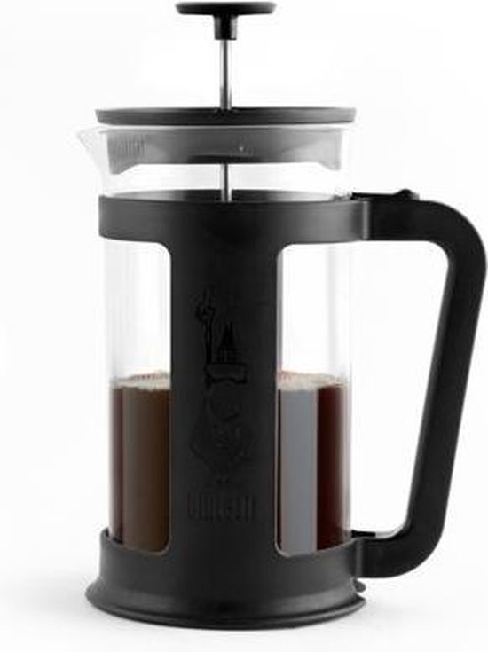 Bialetti FrenchPress 0.35L Zwart Borosolicaat en Yourkitchen Ekookboek