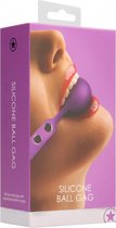 Silicone Ball Gag - Purple - Gags