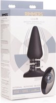 Model R Smooth Rimming Plug - Black - Anal Vibrators