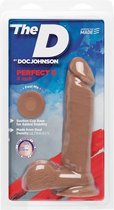 The D - Perfect D with Balls - 8 Inch - Caramel - Realistic Dildos