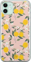 iPhone 11 hoesje - Citroenen - Soft Case Telefoonhoesje - Natuur - Geel