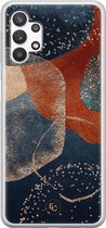 Samsung Galaxy A32 5G siliconen hoesje - Abstract Terracotta - Soft Case Telefoonhoesje - Multi - Print