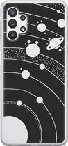 Samsung Galaxy A32 5G siliconen hoesje - Universe space - Soft Case Telefoonhoesje - Transparant - Print