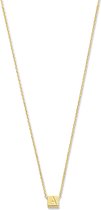 Isabel Bernard Le Carré Dames Ketting Goud - Goudkleurig (Letter U)