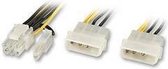 Lindy Internes Stromadapterkabel SLI-Grafik- für und PCIe-Ka