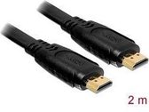 Delock - 1.4 High Speed HDMI kabel - 2 m - Zwart