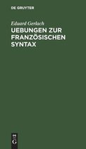 Uebungen Zur Franzoesischen Syntax