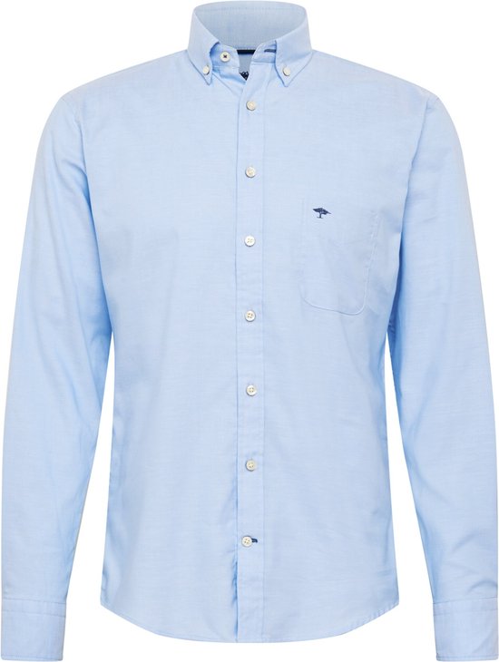 Fynch Hatton - Lange mouw overhemd - Heren - XL - Licht blauw - Katoen - 10005500