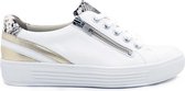 Witte Solidus Veterschoenen Hazel Wijdte H