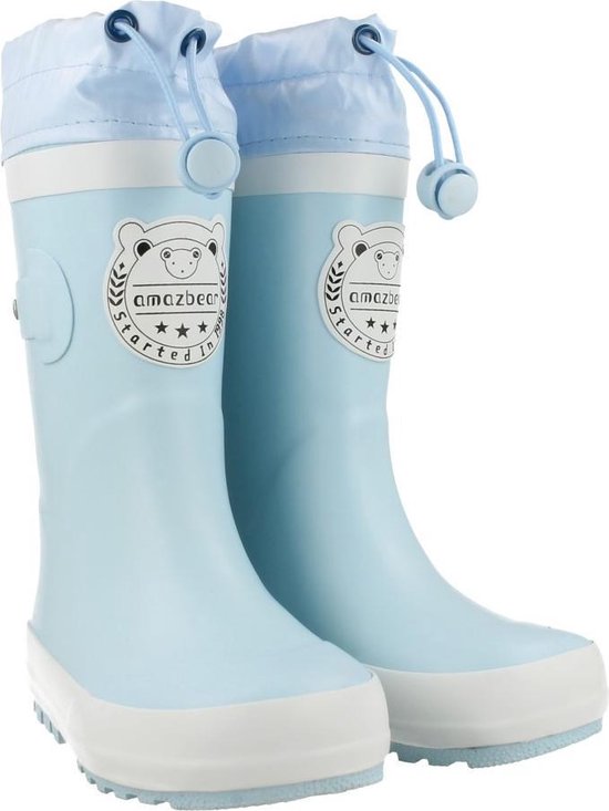 Mode-mania Meisjes Rubberlaars | Blauw | Maat: 25