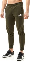 Puma Essentials Logo Fleece Joggingbroek - Groen - Heren - Maat XL