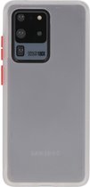 Hoesje Geschikt voor de Samsung Galaxy S20 Ultra - Hard Case Backcover Telefoonhoesje - Transparant